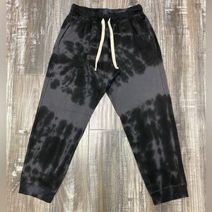 NWT ELECTRIC & ROSE Black/Grey Tie-Dye Jogger